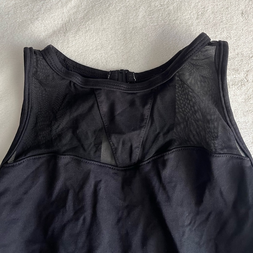 Mesh dance leotard